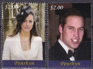 Penrhyn Island #476-7 MNH CV $6.50 (Z4385)