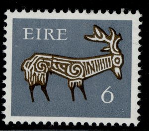 IRELAND QEII SG345, 1974 6p blackish brown & slate, NH MINT.