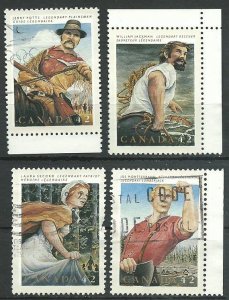 Canada #1432-35   used VF 1992 PD