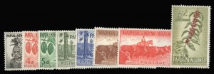 Papua New Guinea #139-146 Cat$70.25, 1958-60 3 1/2p-5sh, complete set, never ...