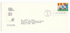 US 1527 10c Expo '74 Spokane World's Fair on FDC State Surety Cachet ECV $15.00