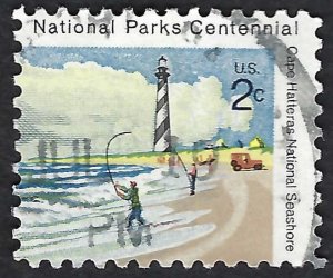 United States #1449 2¢ National Parks Centennial - Cape Hatteras (1972). Used.