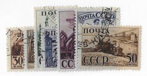 Russia Sc #817-823  set of 7 used VF