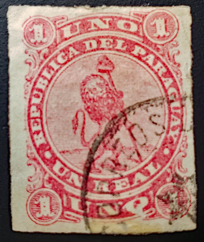 Paraguay Scott #1 XF Used