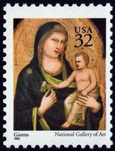 SC#3003 32¢ Madonna & Child Single (1995) MNH