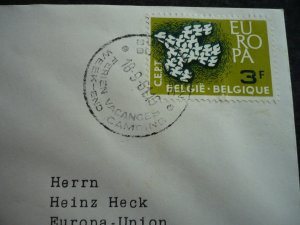 Europa 1961 - Belgium - Rocket Mail (Signed)