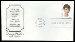 #3786 Audrey Hepburn PCS FDC
