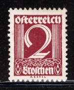 Austria 1925  Scott #304 MLH