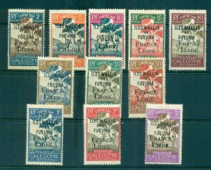Wallis & Futuna 1943 Postage Dues Opt France Libre Asst to 3f (11/13, no 4c, ...