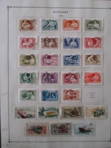 1955 To 1959 Hungary On Scott Pages - Some In Clear Mounts - Loaded... (R30)