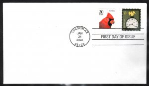 United States # 3757 ~ FDC ~ American Clock