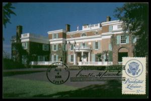 #3930 Presidential Libraries Postcard FDC