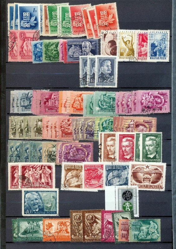 HUNGARY Mid/Modern M&U Collection Apprx 450 Items (SD 62