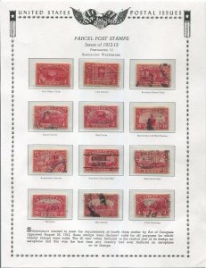 United States #Q1-Q12 Used Parcel Post Stamp Set