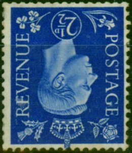 GB 1937 2 1/2d Ultramarine SG466wi Wmk Inverted Fine MM