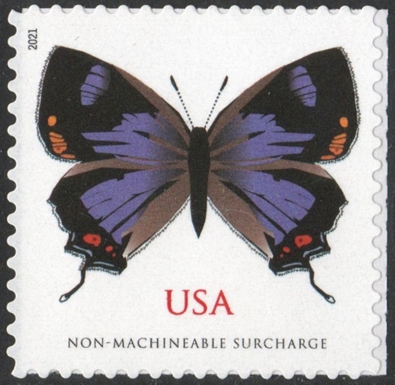 SC#5568 (75¢) Colorado Hairstreak Butterfly Single (2021) SA