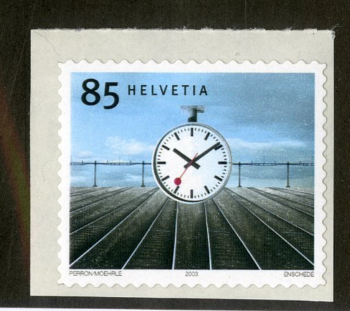 SWITZERLAND 1168 MNH SCV $2.00 BIN $1.00 STOPWATCH