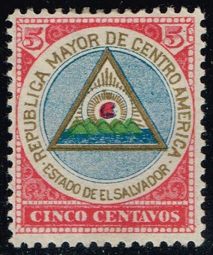 El Salvador #176R Coat of Arms - Reprint; Unused (0.25)