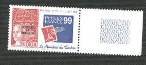 St Pierre & Miquelon-Scott's # 665 1999 Philex France- M NH