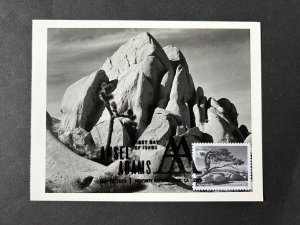 Ansel Adams 2024 FDC Maxicard Maximum Postcard Joshua Tree Rocks