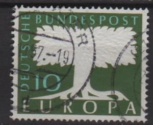 Germany 1957 - Scott 771 used - 10 pf, United  Europa