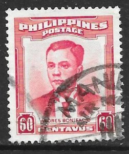 Philippines 600: 60c Andres Bonifacio (1863-1897), used, VF