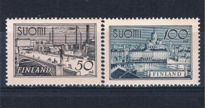 Finland 239-40 MNH set Harbor (F0047)