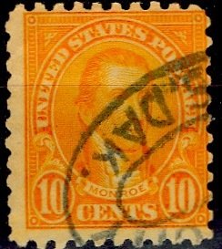 U.S.A.; 1925; Sc. # 591;  O/Used Perf. 10 Single Stamp