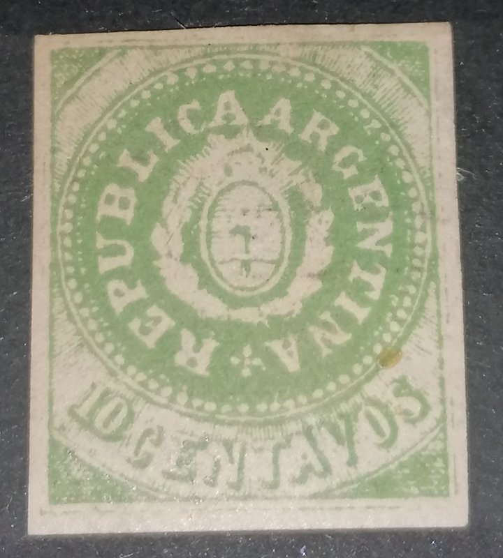 Argentina 10c 1862 MH Michel 6