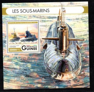 GUINEA - SUBMARINES - M/S - 2016 - 1 Stamp -
