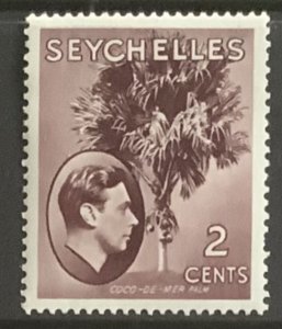 SEYCHELLES GVI 2c MOUNTED MINT