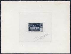 French Morocco 1950 New Hospital 15f die proof in indigo ...