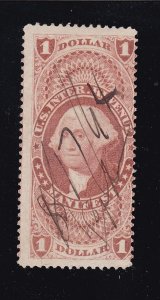 US R72c $1 Manifest Revenue Used F-VF SCV $40