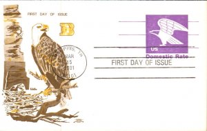 #UY31 B - Eagle Colonial FDC