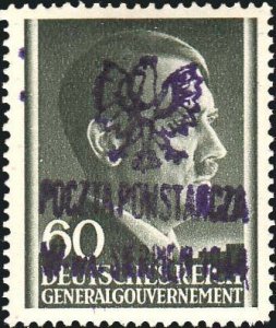 Poland Fischer Warsaw Uprising 26 Unused lightly hinged.