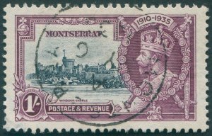 Montserrat 1935 1s slate & purple Jubilee SG97 used