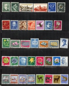 Switzerland Lot Mint and Used, at 1 cent per stamp.  (5)