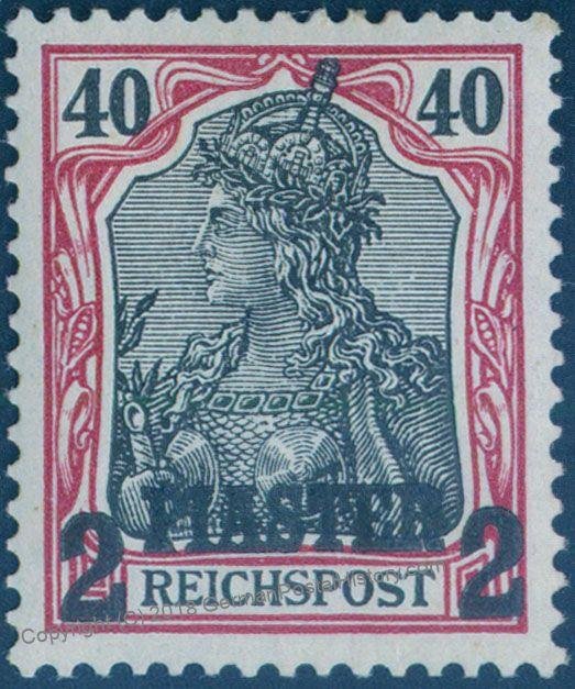 Germany 1902 Offices in Turkey Unissued MiIII 2Pi on 30pf MH Expertized 95805