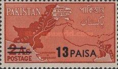 MNH** Pakistan - Previous Stamps Surcharged with New Currency-1961