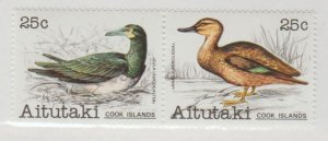 Aitutaki Scott #236a Stamp  - Mint NH Pair