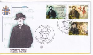 2001 - VATICAN - Sc #1182-1184 - FDC