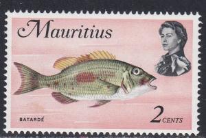 Mauritius # 339, Fish, Mint NH