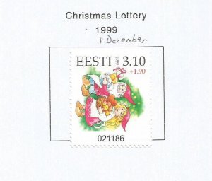 ESTONIA - 1999 - Christmas Lottery - Perf Single Stamp - Mint Lightly Hinged