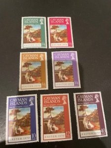 Cayman Islands sc 251-257 MNH