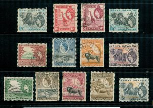 KENYA AND UGANDA 103-115 USED CV $39.50 BIN $18.50