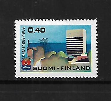 FINLAND, 482, MINT HINGED,TOWN OF KEMI