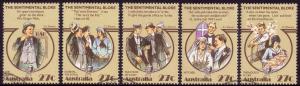 Australia 1983 Folklore Sentimental Bloke Set of 5 SG 890-894 VFU