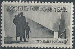 US 1149 (mh) 4¢ World Refugee Year (1960)