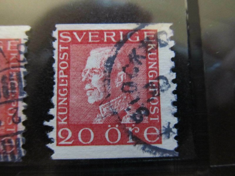 Sweden Sweden Sverige Sweden 1922 Unwmk 20o Perf 10 Fine Green Used A13P2F129-
