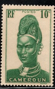 Cameron, French Mandate Scott 229 MH* Mandara Woman stamp